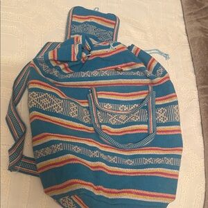 Colorful Striped Women's Bag